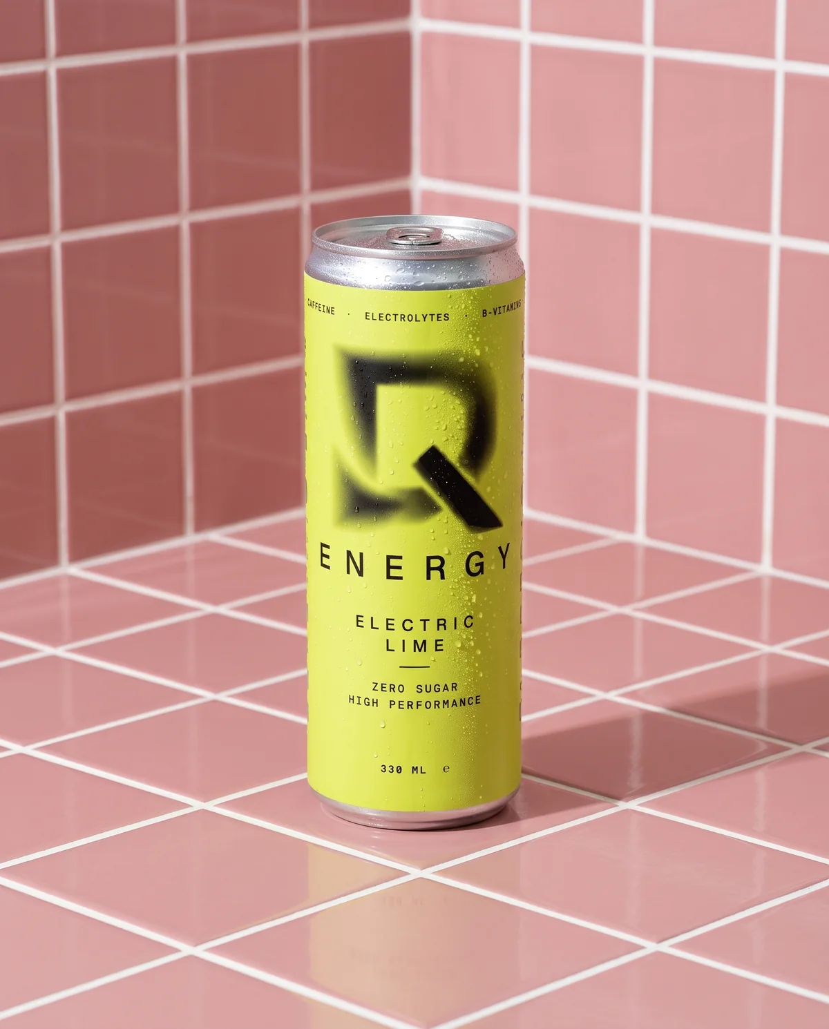 Packshot-Set: glänzende rosa Fliesen